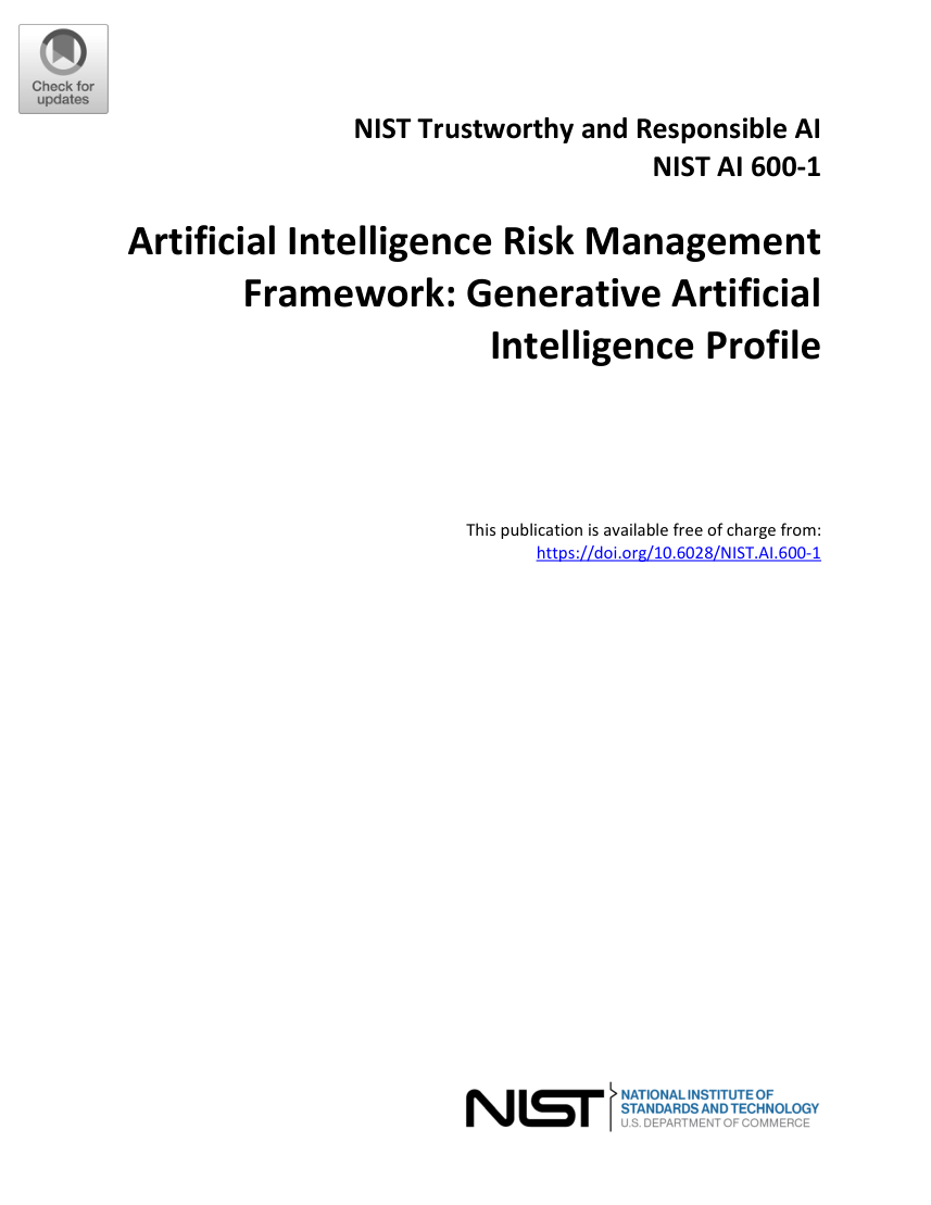 NIST生成式AI风险管理实施指南:AI RMF生成式AI配置文件示意图